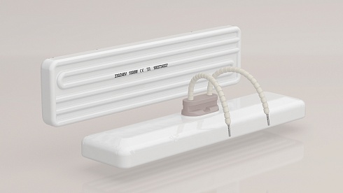 Keraminis tuščiaviduris infraraudonųjų spindulių šildymo elementas