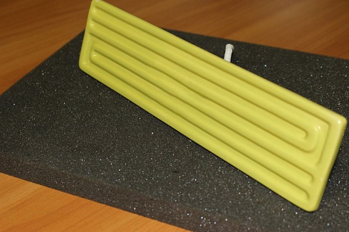 Keraminis plokščios infraraudonųjų spindulių šildymo elementas 